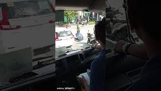 Noly vlog acedince on the road help me country Roxas boulevard..