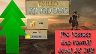 Exiled kingdoms | Most efficient high end farming method to reach level 100! Fast and easy XP & Gold