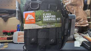 WALMART'S 21 PIECE CAMPING SURVIVAL KIT REVIEW