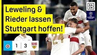 Leweling schießt Stuttgart Richtung K.o.-Phase: Bratislava - VfB Stuttgart 1:3 | Champions League