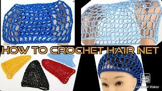 How to crochet Hair Net/ Tutorial Crochet for absolute beginners/ by ilodinibe Chidimma