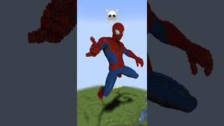 Minecraft Spider Man Build Battle - Noob vs Pro vs Hacker vs God #shorts