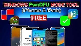  NEW iOS 16/15 PwnDfu Windows | Put iPhone/iPad in Pwndfu mode Windows | Checkra1n Checkm8 BootRom