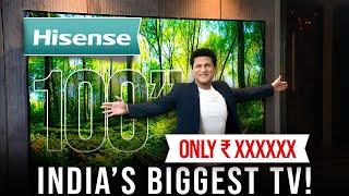 I review and test India's biggest TV!