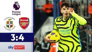 90.+7.! Spitzenreiter Arsenal siegt dramatisch! | Luton Town - FC Arsenal | Premier League 2023/24