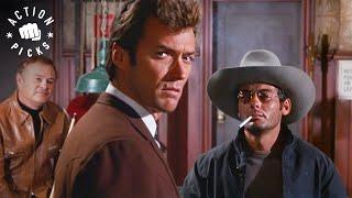 Clint Eastwood's Brawl At The Poolhall | Coogan's Bluff