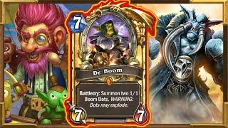 Dr. Boom Supreme OTK Shaman Deck! This Is BOMBASTIC! United in Stormwind | WILD | Hearthstone