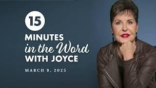 The Power of Agreement - Pt 5 | 15 Minute in the Word with Joyce Meyer