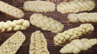 10 bread shaping braiding techniques | Challah bread.