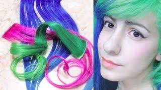  Como Pintar Extensiones De Colores + Como me pongo extensiones?  - Miranda Ibañez