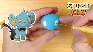 Sculpting Shinx Electric-type Pokémon Clay art