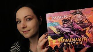 ASMR Magic: The Gathering Dominaria United Pack Opening ⭐ Card Sounds ⭐ Soft Spoken ⭐ Hand movements