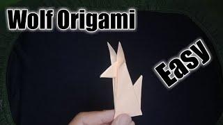 How to make an Origami Wolf | Paper Craft easy