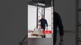 This overhead crane is omnidirectional