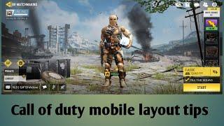 call of duty mobile layout tips for beginners #GAMEBOOM