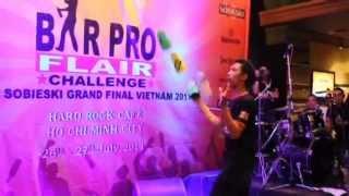 Bar Pro flair challenge Asia Grand final Vietnam 2011 - Rama (Indonesia) 2nd Runner up