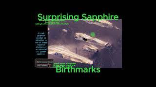 L 55 Es2 | Surprising  Sapphire Birthmarks #gemstone #gemology #education