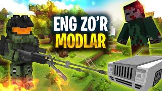 MINECRAFT ENG ZO'R MODLAR / BARCHA MODLARIMNI KO'RSATDIM / UZBEKCHA LET'S PLAY