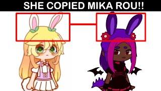 "You Copied Mika Rou" 