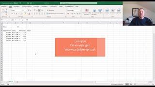 Excel voor beginners 05