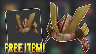 [FREE ITEM] HOW TO GET THE RED HOLIDAY KABUTO HELMET | ROBLOX