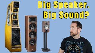 Do Big Speakers Actually SOUND Bigger?