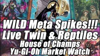 WILD META SPIKES!!! REPTILE & LIVE TWIN HYPE!?! House of Champs Yu-Gi-Oh Market Watch