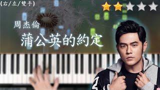 「鋼琴教學」蒲公英的約定－周杰倫 | Piano Cover 琴譜