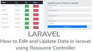 How to Update Data in Laravel using Resource Controller - Step 8