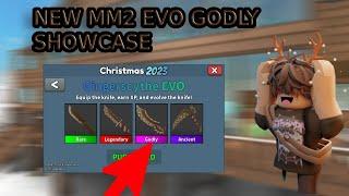 showcasing NEW MM2 EVO GODLY GINGERSCYTHE!