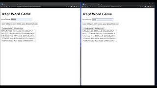 JZap! Word Game Demo (first pass)