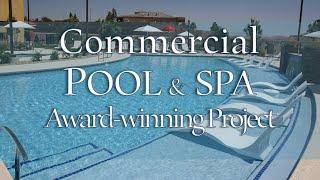Commercial pool, spa and firepits In Mesquite, Nevada