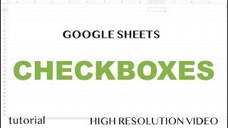 Google Sheets - CheckBoxes - Column of Checkboxes, Dynamic Checklist with Functions & Formulas