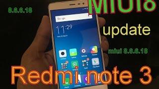 redmi note 3 miui 8 6.6.18 how to update Via TWRP method