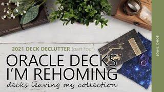 2021 Deck Declutter (Part Four) - Oracle Decks Leaving My Collection