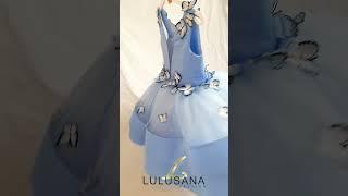 Платье для девочки на выпускной бабочки lulusana fashion