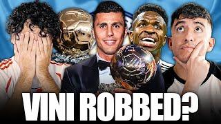 RODRI WINS BALLON D'OR! Did Real Madrid & Vini Jr Get ROBBED?!