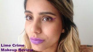 Lime Crime Makeup Review.
