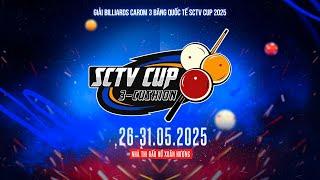  TRỰC TIẾP BÀN 9: Đào Văn Ly - Phạm Hữu Tài | GIẢI BILLIARDS CAROM 3 BĂNG QUỐC TẾ - SCTV CUP 2025