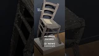Priceless Swarovski “Van Gogh” chair destroyed by visitor in viral video