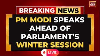 PM Modi Parliament Speech LIVE | PM Modi LIVE | Winter Session Parliament 2024 | India Today LIVE