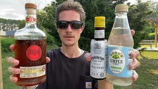 Cigarette Smoker Tries a Rum "Old Fashioned" for the First Time