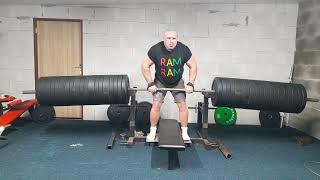 900 KG WORLD RECORD PARTIAL DEAD LIFT RAW