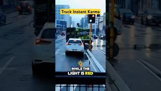 Idiot Driving Company Vehicle Gets Instant Karma️ #instantkarma #idıotsincars