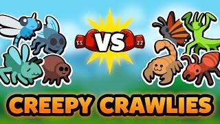 Super Auto Pets but we can only use CREEPY CRAWLIES