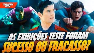 JÁ ASSISTIRAM SUPERMAN! EXIBIÇÕES TESTE DO SUPERMAN NÃO AGRADARAM?