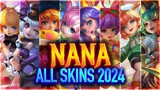 NANA ALL SKINS 2024 | Mobile Legends