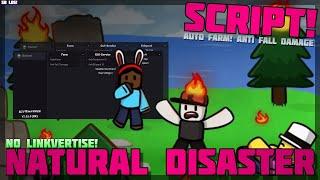 [New!] ️ Natural Disaster Survival Script  Auto Farm!  Exploit MOBILE & PC | PASTEBIN (2024)