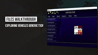 06 - Vehicle generic TXD walkthrough