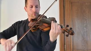 François Breton violin , circa 1800 - Violin Demonstration